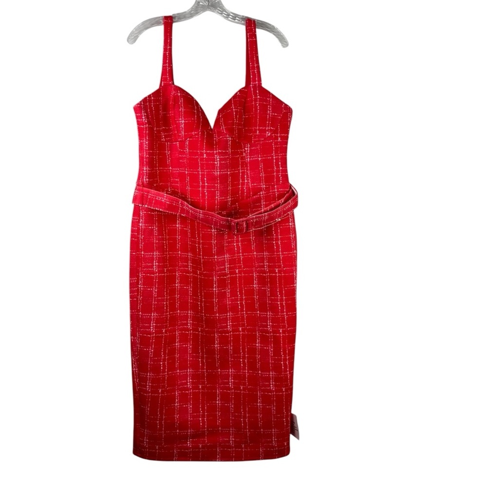 ASOS Red Midi Dress